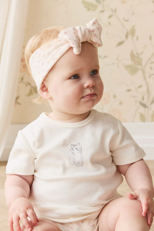 Pima Cotton Aude Tee - Little Moon Parchment
