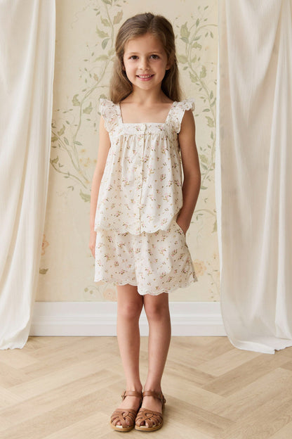 Organic Cotton Haylen Top - Bianca Antique
