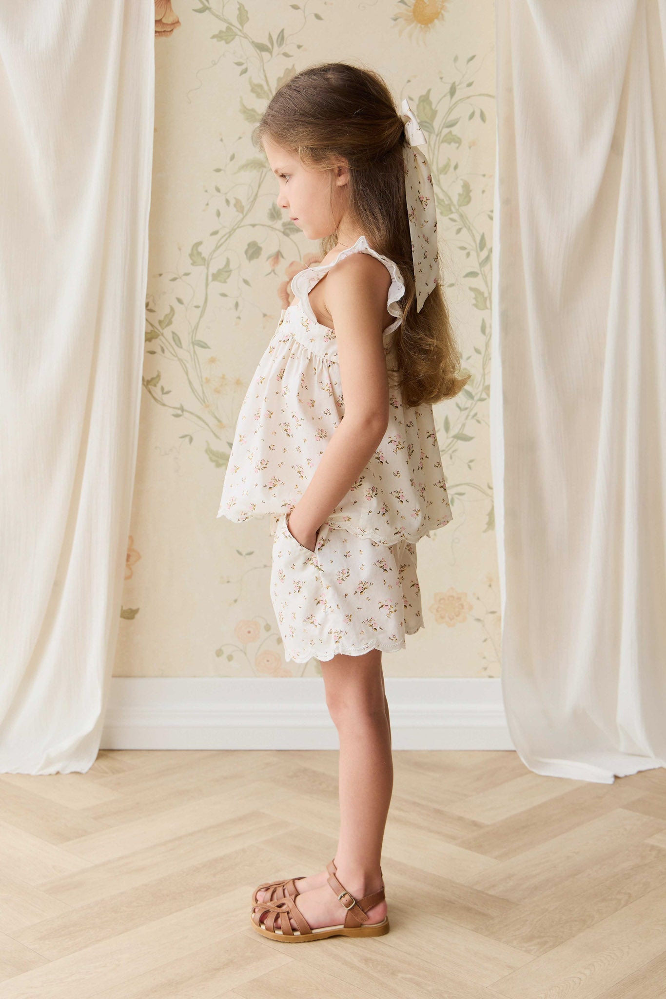 Organic Cotton Haylen Short - Bianca Antique