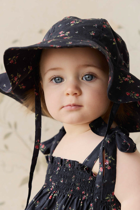 Organic Cotton Noelle Hat - Bianca Noir