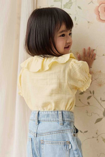 Organic Cotton Muslin Alora Top - Sunshine