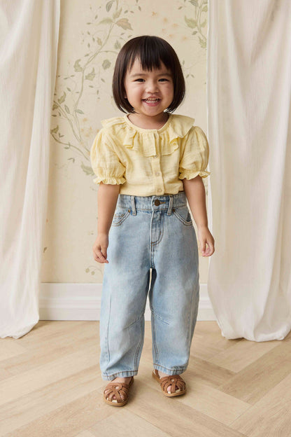 Organic Cotton Muslin Alora Top - Sunshine