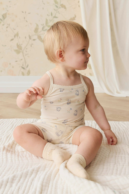 Organic Cotton Jude Singlet Pyjama Set - Charlies Butterflies