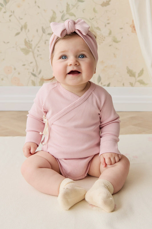 Organic Cotton Modal Marina Long Sleeve Bodysuit - Trinket