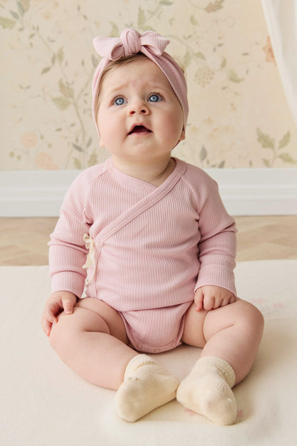Organic Cotton Modal Marina Long Sleeve Bodysuit - Trinket