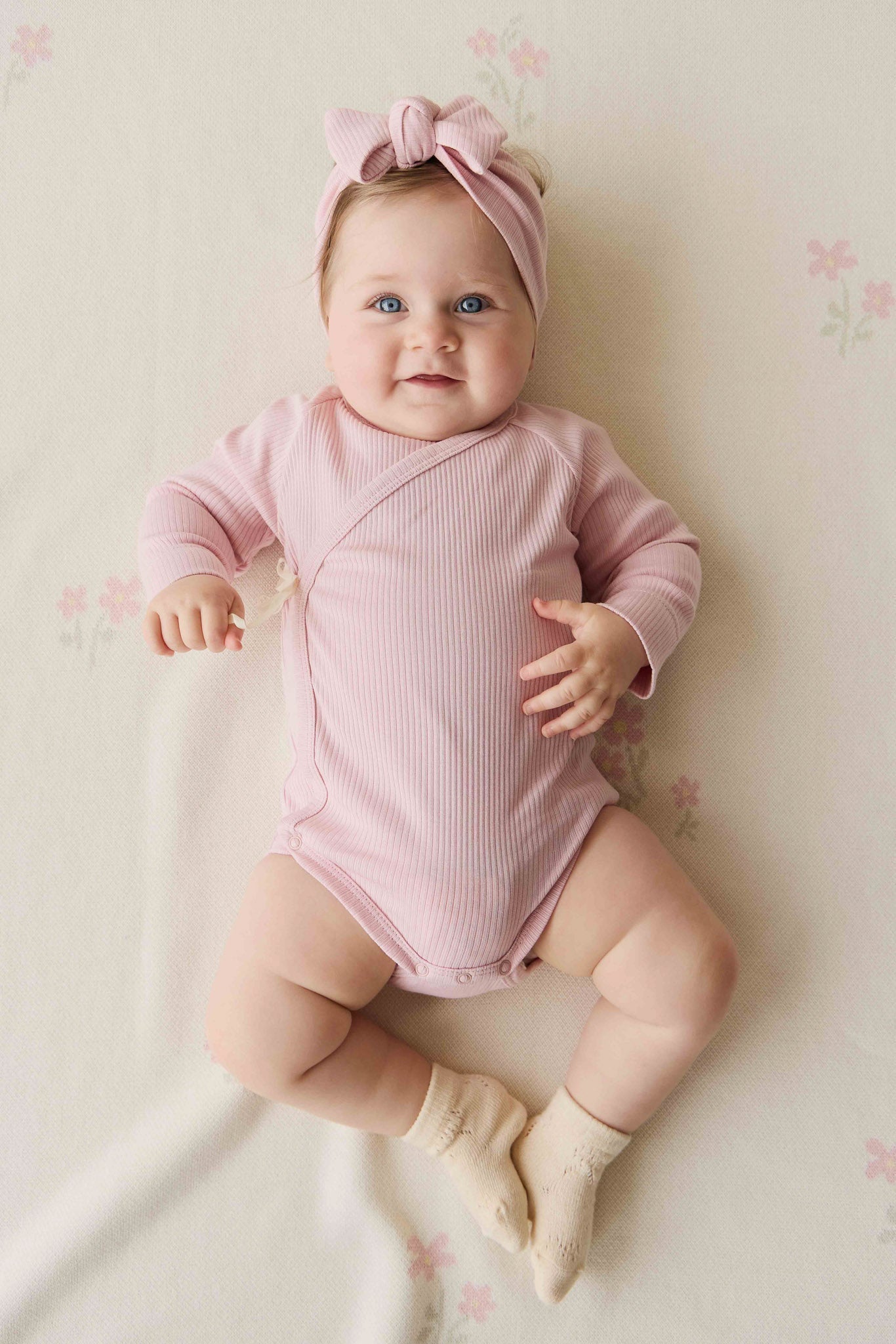 Organic Cotton Modal Marina Long Sleeve Bodysuit - Trinket