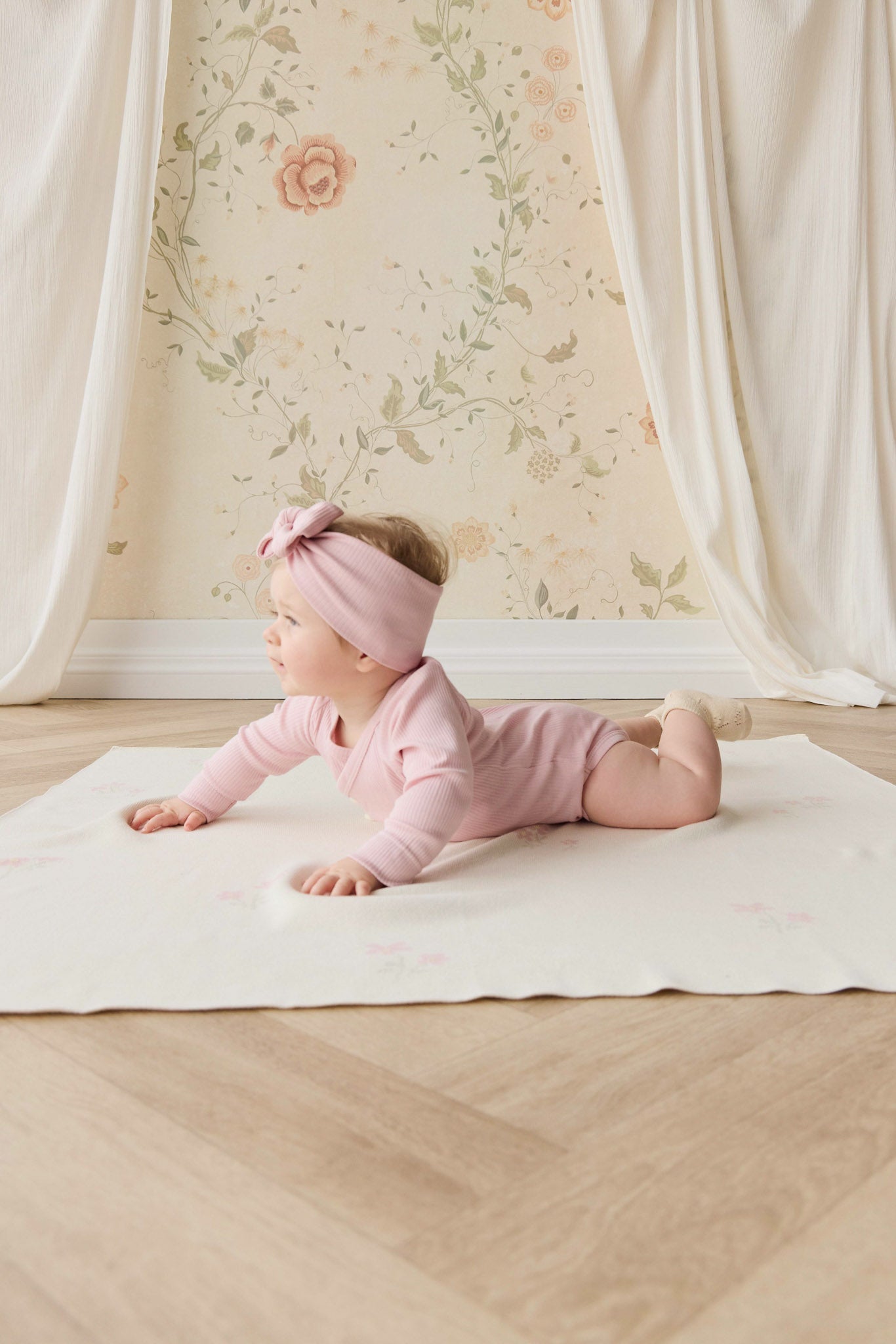 Organic Cotton Modal Marina Long Sleeve Bodysuit - Trinket