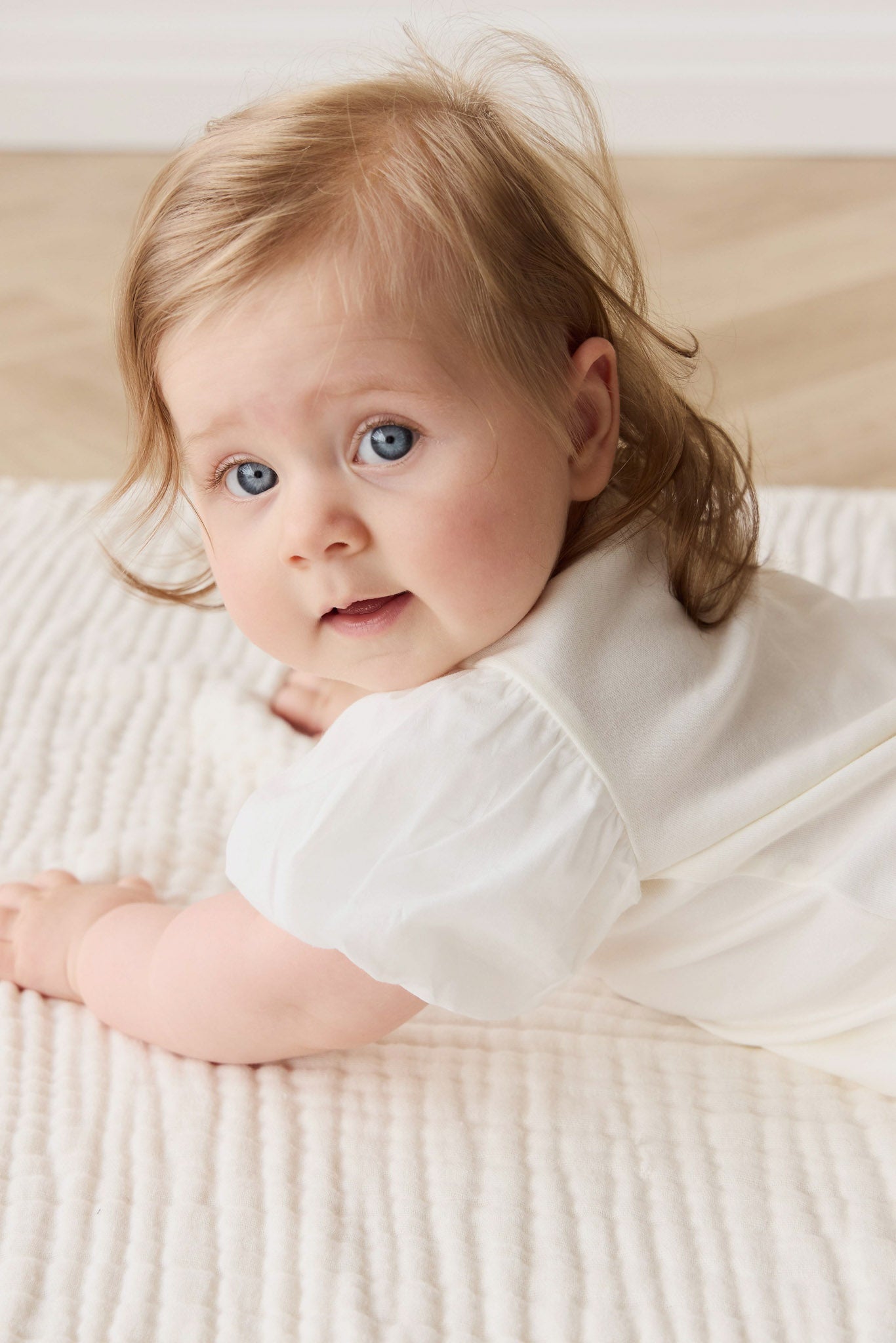 Pima Cotton Myla Top - Parchment