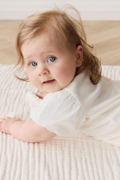 Pima Cotton Myla Top - Parchment