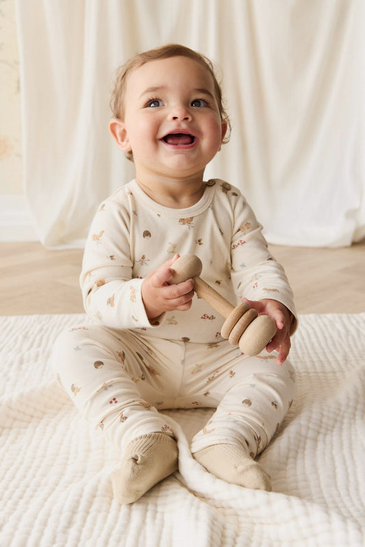 Organic Cotton Fernley Bodysuit - Forest Gathering