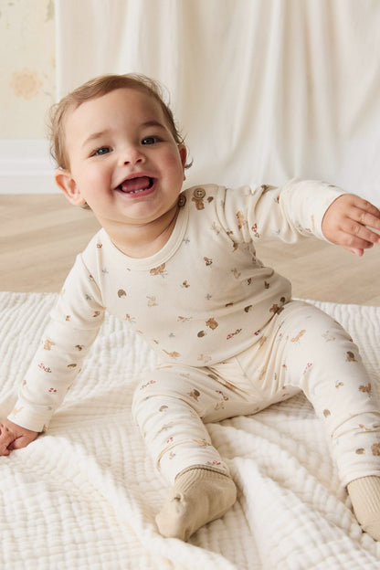 Organic Cotton Fernley Bodysuit - Forest Gathering