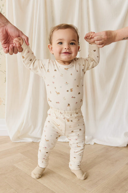 Organic Cotton Everyday Legging - Forest Gathering