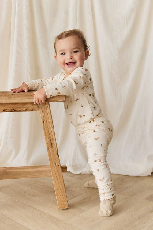Organic Cotton Everyday Legging - Forest Gathering
