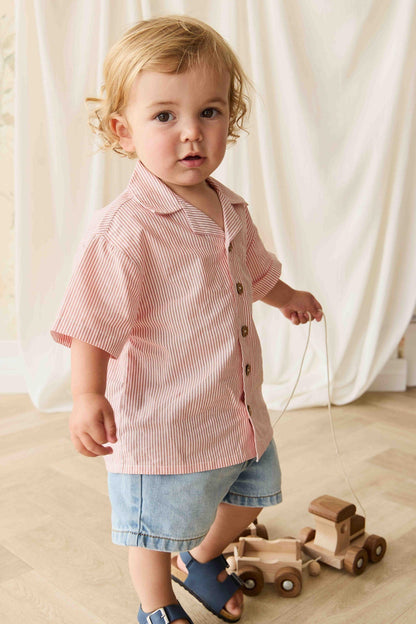 Reid Denim Short - Antique Blue
