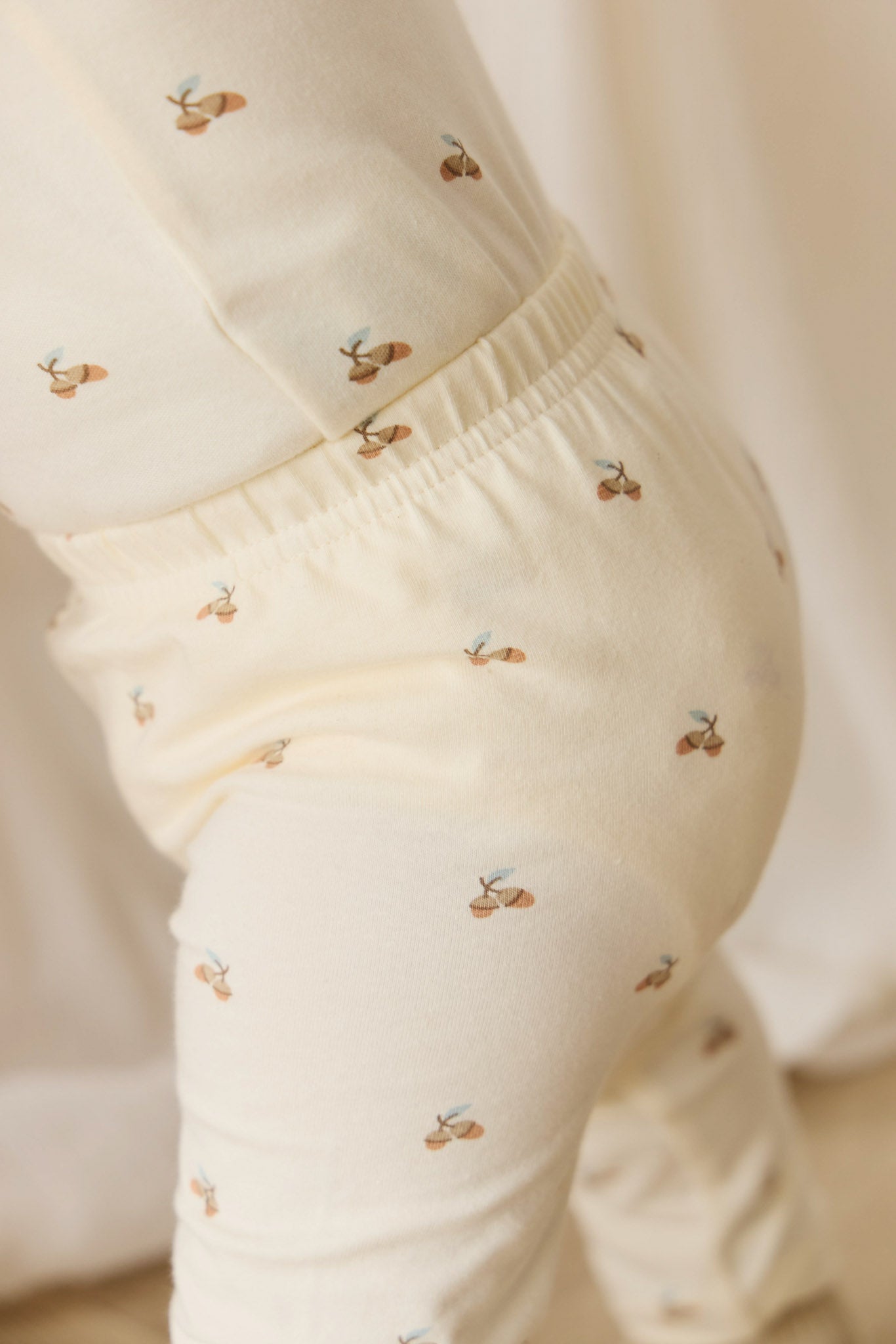 Organic Cotton Everyday Legging - Forest Night Acorns