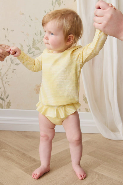 Brielle Swim Set - Camomile Stripe