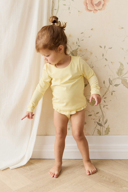 Brielle Swim Set - Camomile Stripe