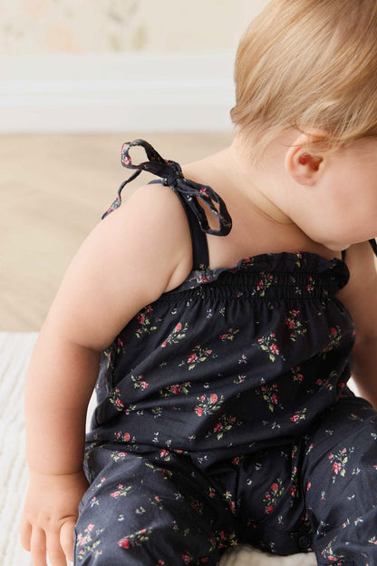 Organic Cotton Myla Jumpsuit - Bianca Noir