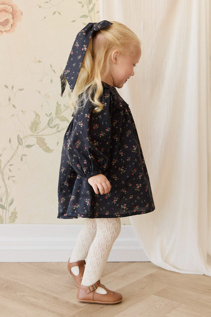 Organic Cotton Amira Dress - Bianca Noir