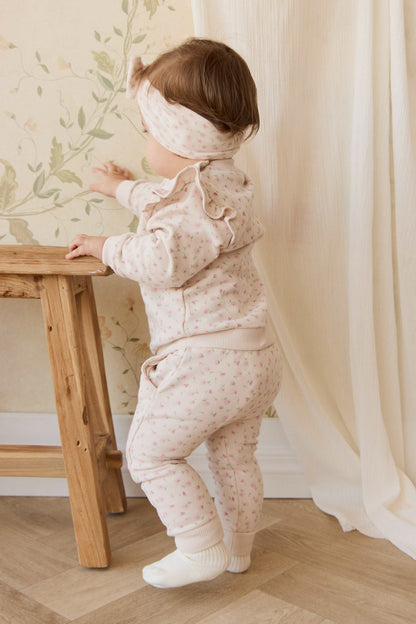 Organic Cotton Lilith Track Pant - Victoria Blush