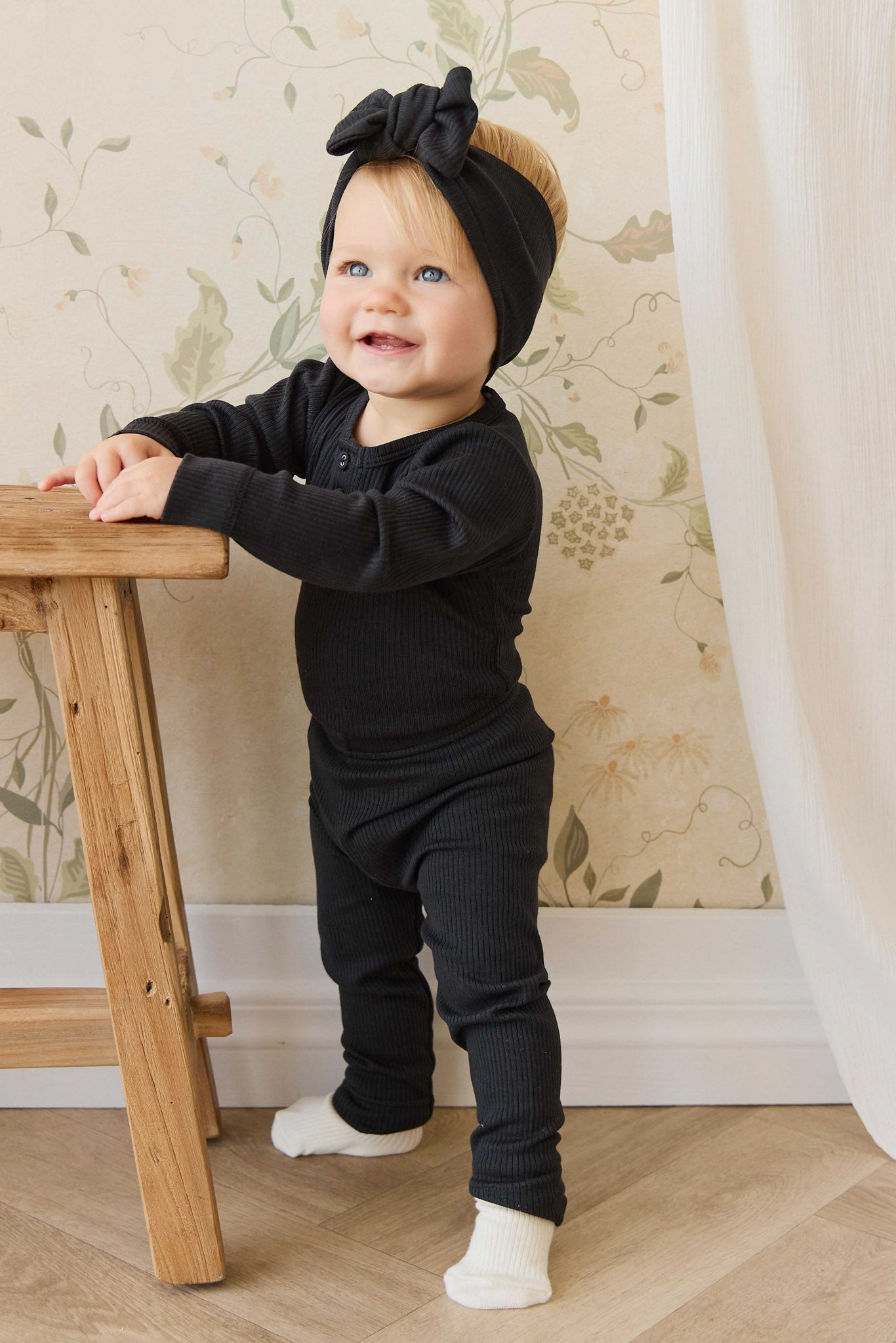 Organic Cotton Modal Everyday Legging - Ebony
