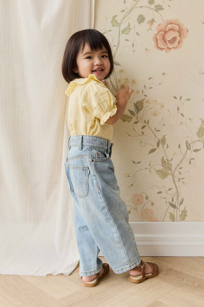 Organic Cotton Muslin Alora Top - Sunshine