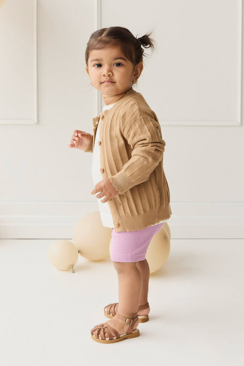 Emily Knitted Cardigan - Caramel Cream