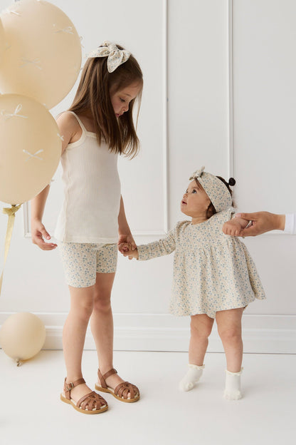 Organic Cotton Everyday Bike Short - Adnola Floral