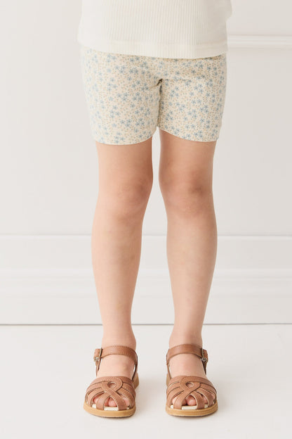 Organic Cotton Everyday Bike Short - Adnola Floral