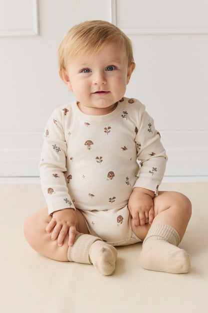 Organic Cotton Fernley Bodysuit - Le Champignon