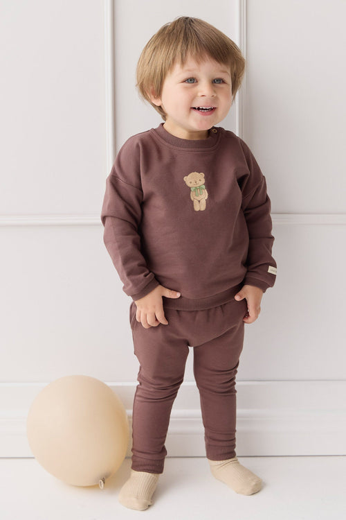 Organic Cotton Morgan Track Pant - Earth