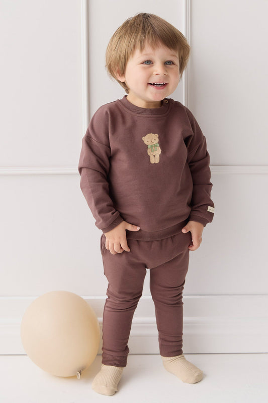 Organic Cotton Morgan Track Pant - Earth