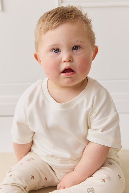 Pima Cotton Eddie Tee - Parchment