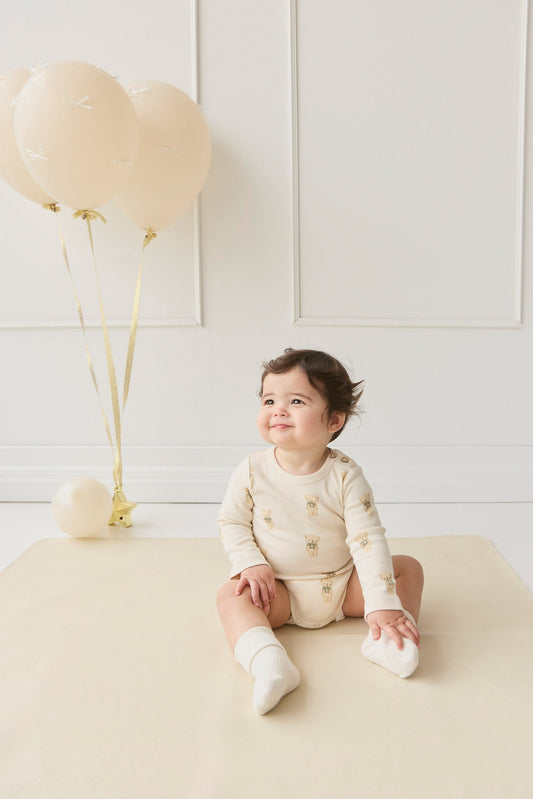 Organic Cotton Fernley Bodysuit - Little Ted