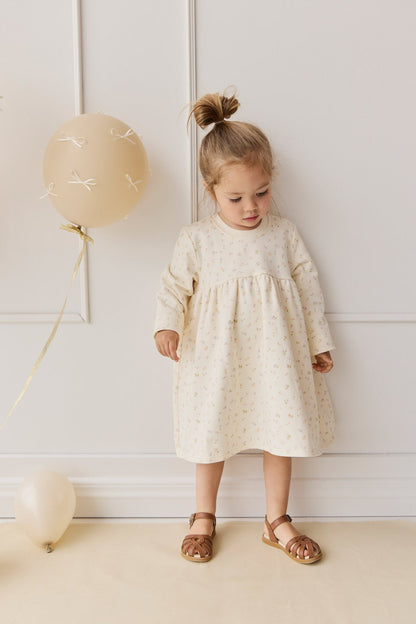 Organic Cotton Charlotte Dress - Briella Whisper