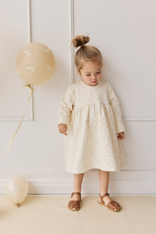 Organic Cotton Charlotte Dress - Briella Whisper