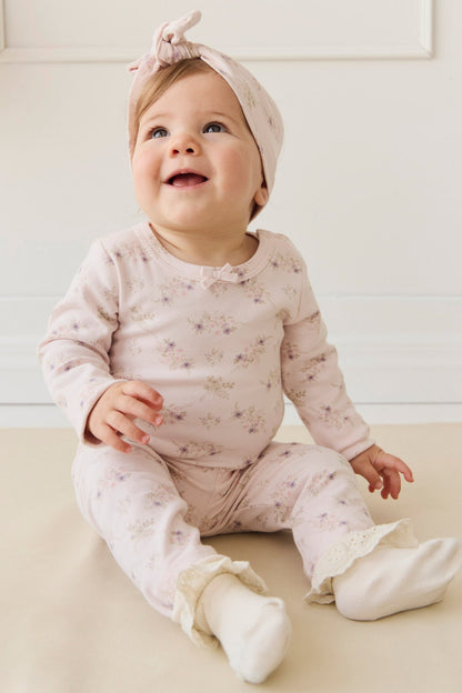 Organic Cotton Everyday Legging - Sweet Pea Floral