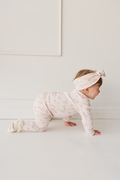 Organic Cotton Everyday Legging - Sweet Pea Floral