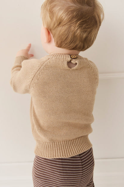 Ethan Jumper - Toffee Marle