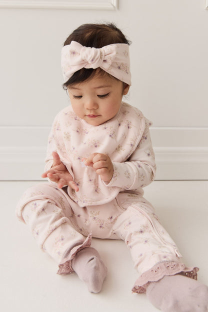 Organic Cotton Headband - Sweet Pea Floral