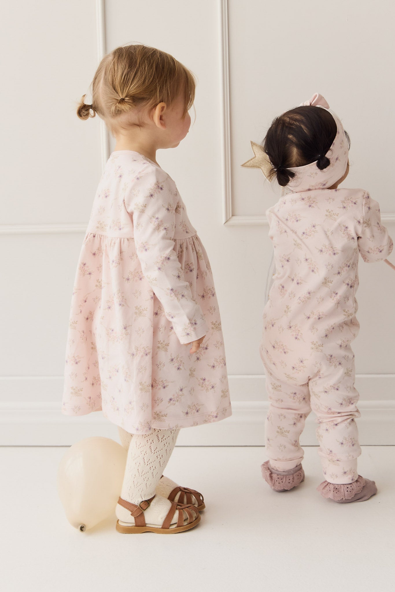 Organic Cotton Poppy Dress - Sweet Pea Floral