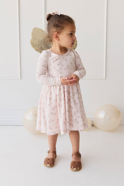 Organic Cotton Tallulah Dress - Sweet Pea Floral