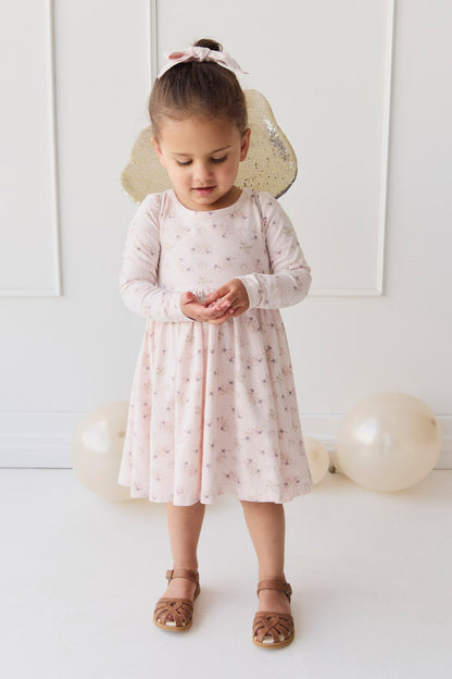 Organic Cotton Tallulah Dress - Sweet Pea Floral