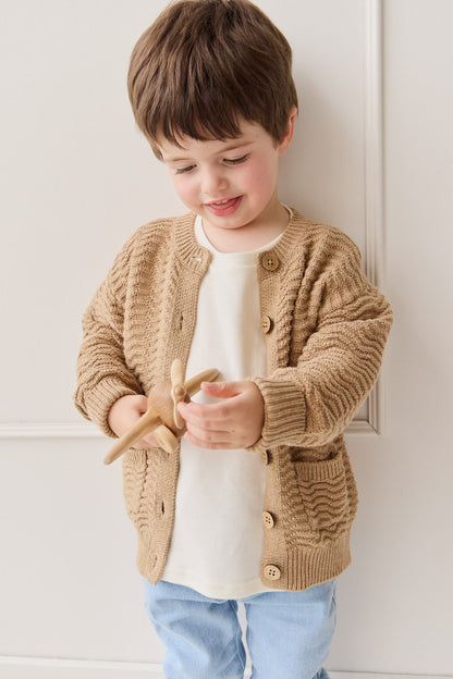 Pima Cotton Eddie Tee - Parchment