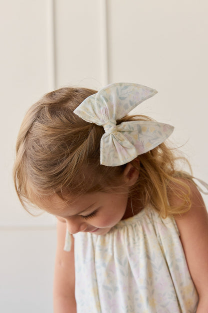 Organic Cotton Bow - Daphne Egret