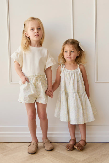 Organic Cotton Winnie Dress - Daphne Egret