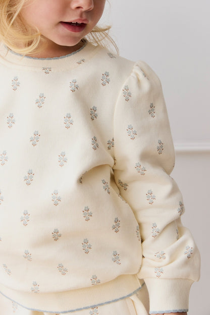 Organic Cotton Monroe Sweatshirt - Rachelle Blue Fox