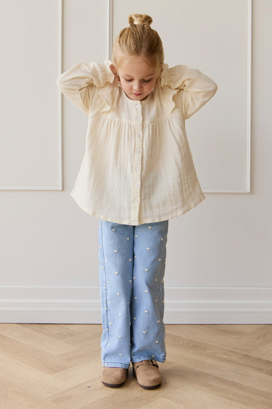 Yvette Pant - Petite Heart Denim