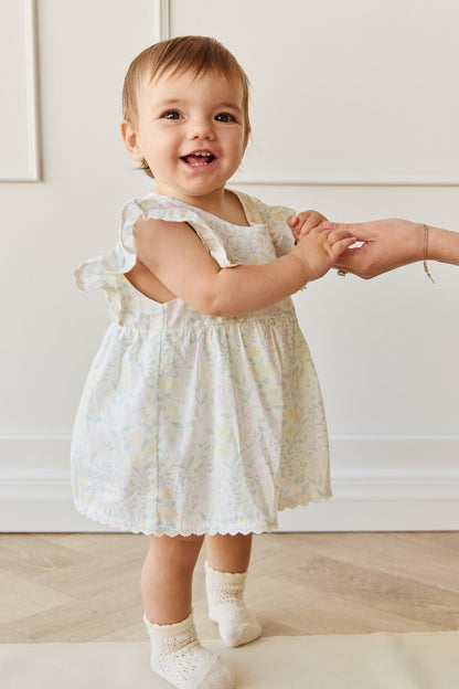 Organic Cotton Delaney Playsuit - Daphne Egret
