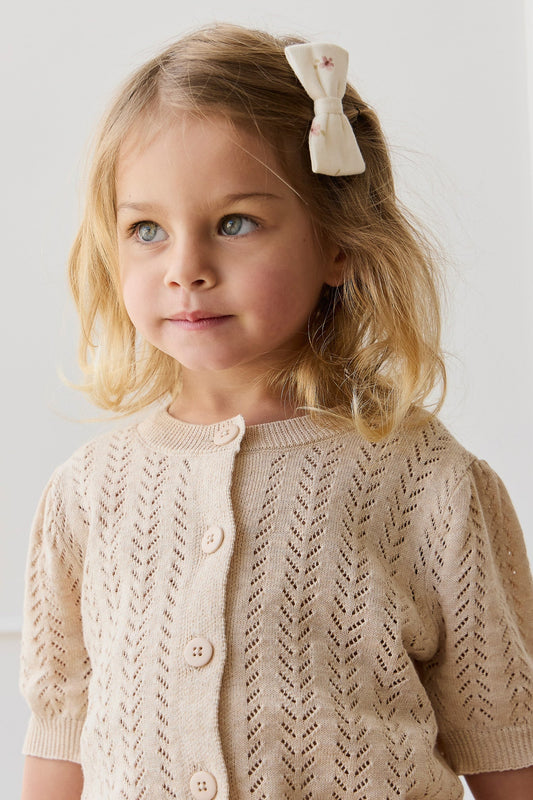 Aria Knitted Top - Oatmeal Marle